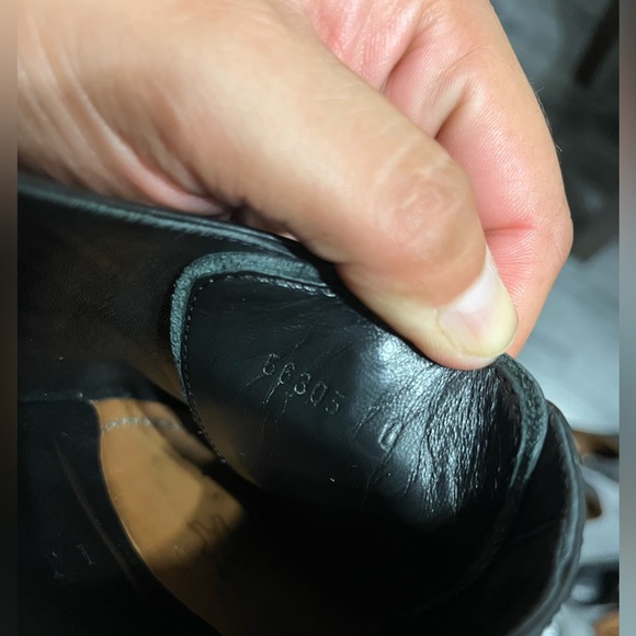 Cesare Paciotti Mens Shoes Size 6 US  Black Laceless Derby - Picture 11 of 11